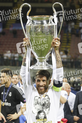 UEFA Champions League Final Match Real Madrid vs Atlético Madrid in Mailand