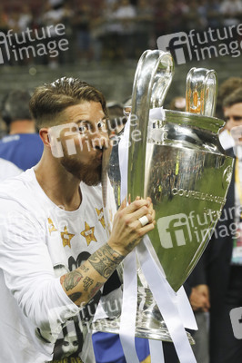 UEFA Champions League Final Match Real Madrid vs Atlético Madrid in Mailand