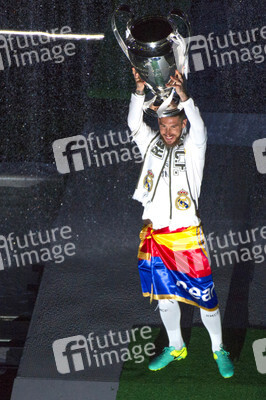Real Madrid UEFA Champions League Siegesfeierin Madrid