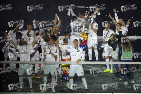 Real Madrid UEFA Champions League Siegesfeierin Madrid