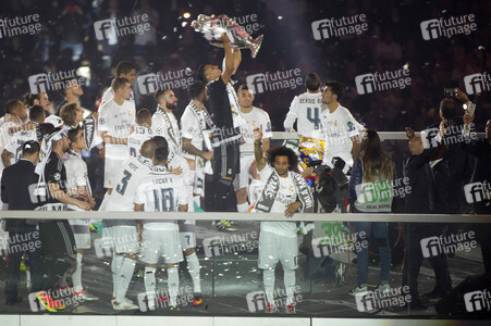 Real Madrid UEFA Champions League Siegesfeierin Madrid
