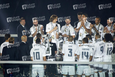 Real Madrid UEFA Champions League Siegesfeierin Madrid