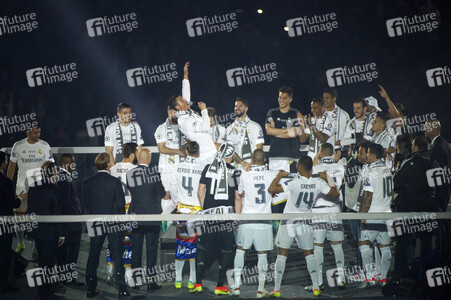 Real Madrid UEFA Champions League Siegesfeierin Madrid