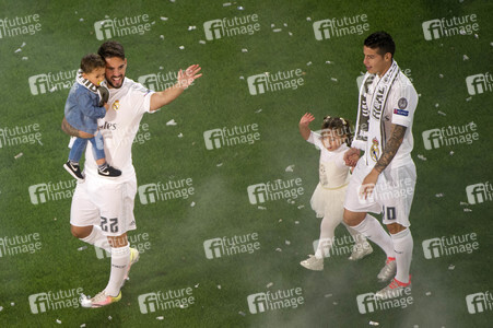 Real Madrid UEFA Champions League Siegesfeierin Madrid