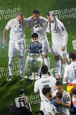 Real Madrid UEFA Champions League Siegesfeierin Madrid