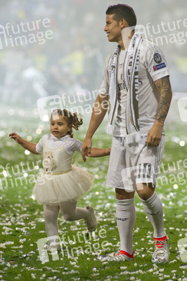 Real Madrid UEFA Champions League Siegesfeierin Madrid