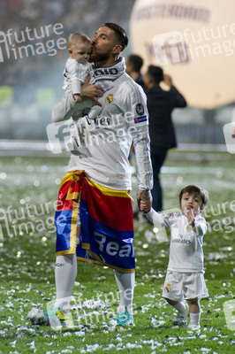 Real Madrid UEFA Champions League Siegesfeierin Madrid
