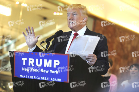 Donald Trump Pressekonferenz in New York