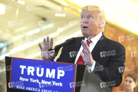Donald Trump Pressekonferenz in New York