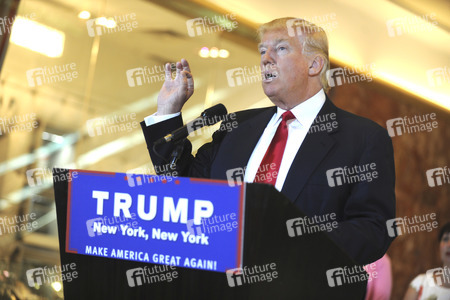 Donald Trump Pressekonferenz in New York