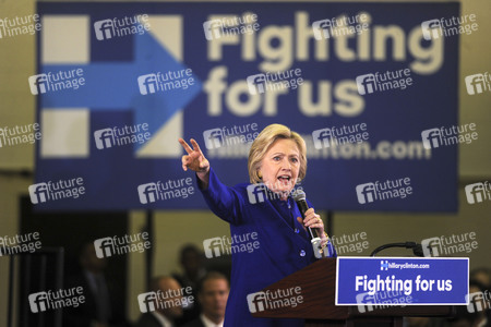 Wahlkampfrede von Hillary Clinton  in Newark
