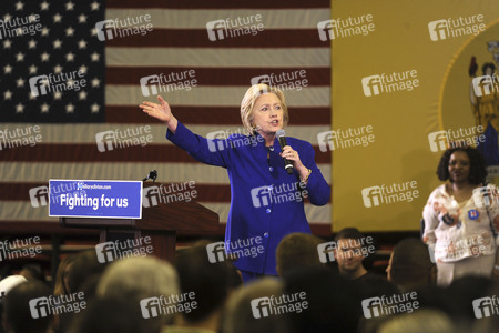 Wahlkampfrede von Hillary Clinton  in Newark