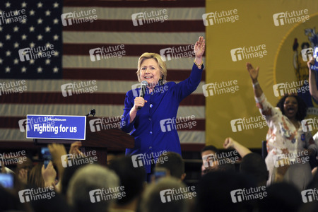 Wahlkampfrede von Hillary Clinton  in Newark