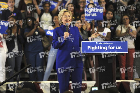 Wahlkampfrede von Hillary Clinton  in Newark