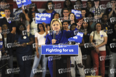 Wahlkampfrede von Hillary Clinton  in Newark