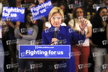 Wahlkampfrede von Hillary Clinton  in Newark