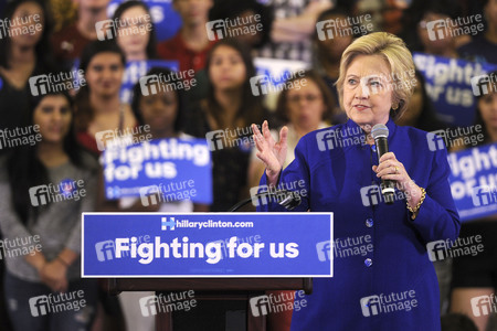 Wahlkampfrede von Hillary Clinton  in Newark