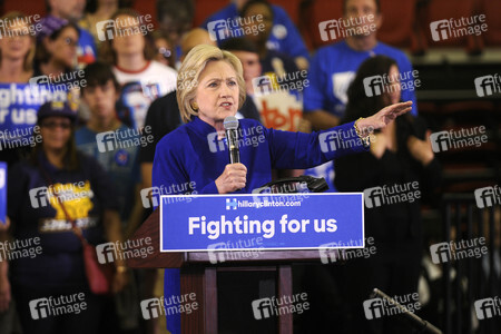 Wahlkampfrede von Hillary Clinton  in Newark
