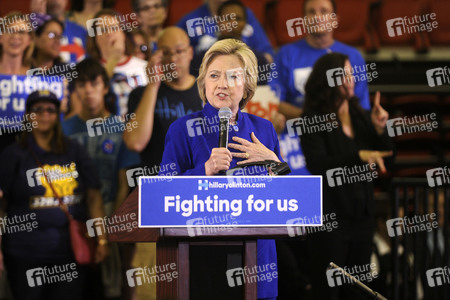 Wahlkampfrede von Hillary Clinton  in Newark