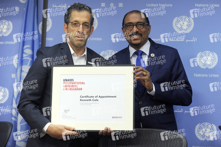 Pressekonferenz mit Kenneth Cole in New York