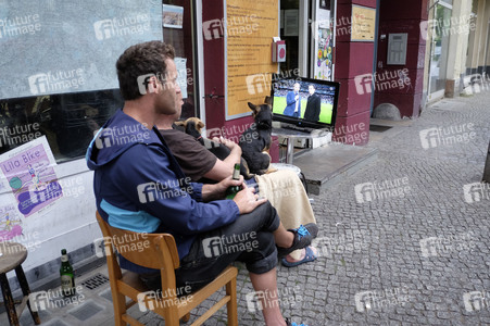 UEFA-Fußball-Europameisterschaft 2016 Spiel Deutschland gegen die Ukraine in Berlin