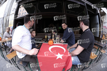 UEFA-Fußball-Europameisterschaft 2016 Spiel Türkei gegen Kroation in Berlin