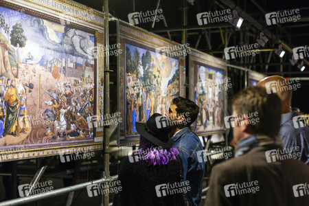 Ausstellungseröffnung 'Der andere Blick - Michelangelos Fresken in der Sixtinischen Kapelle' in Köln