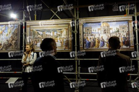 Ausstellungseröffnung 'Der andere Blick - Michelangelos Fresken in der Sixtinischen Kapelle' in Köln