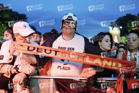 Fans beim UEFA-Fußball-Europameisterschaft 2016 Spiel Deutschland gegen Polen in Berlin