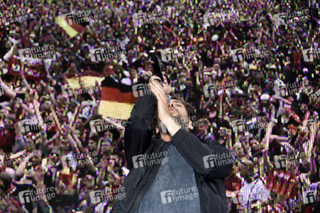 Fans beim UEFA-Fußball-Europameisterschaft 2016 Spiel Deutschland gegen Polen in Berlin
