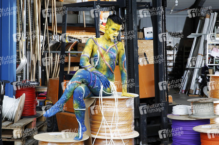 Cable Girl Bodypainting