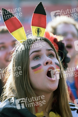 Fanmeile beim UEFA-Fußball-Europameisterschaft 2016 Spiel Deutschland gegen Nordirland in Berlin