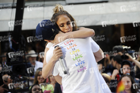 Konzert von Jennifer Lopez & Lin-Manuel Miranda in New York