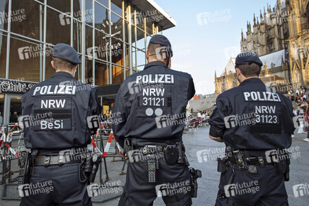 Sicherheitsmaßnahmen am Hauptbahnhof in Köln