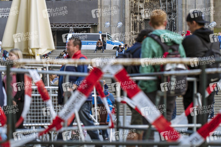 Sicherheitsmaßnahmen am Hauptbahnhof in Köln