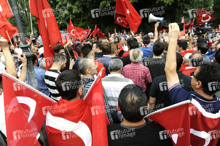 Protest gegen versuchten Militärputsch in der Türkei