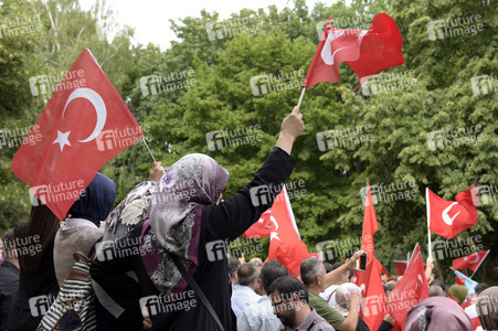 Protest gegen versuchten Militärputsch in der Türkei