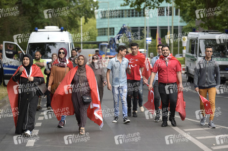 Protest gegen versuchten Militärputsch in der Türkei