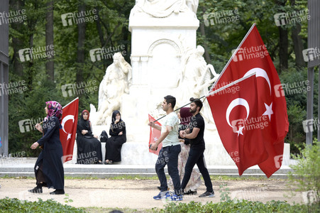 Protest gegen versuchten Militärputsch in der Türkei