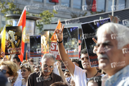 Protest gegen das Vorgehen der türkischen Regierung nach dem gescheiterten Militärputsch