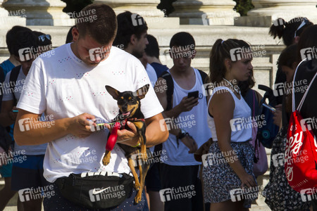 Pokemon Go-Spieler Treffen in Madrid