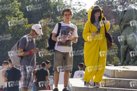 Pokemon Go-Spieler Treffen in Madrid