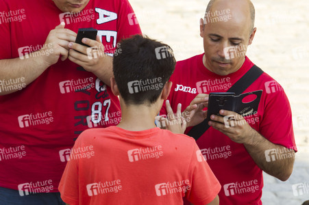 Pokemon Go-Spieler Treffen in Madrid