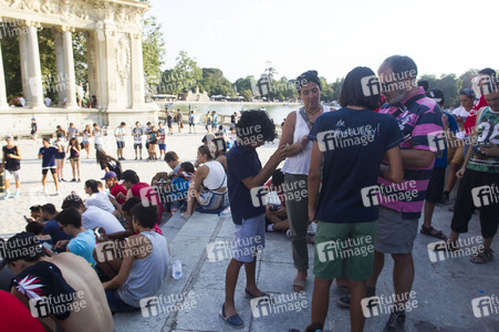 Pokemon Go-Spieler Treffen in Madrid