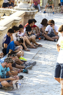 Pokemon Go-Spieler Treffen in Madrid