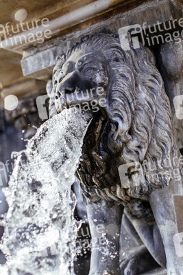 Wasserspeier am Petrusbrunnen in Köln