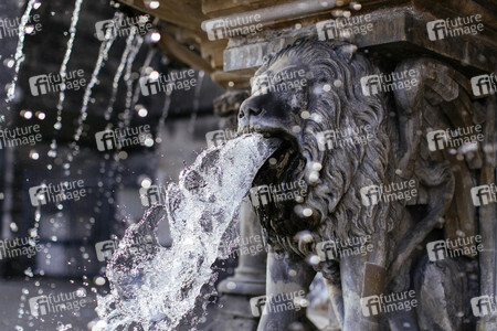 Wasserspeier am Petrusbrunnen in Köln