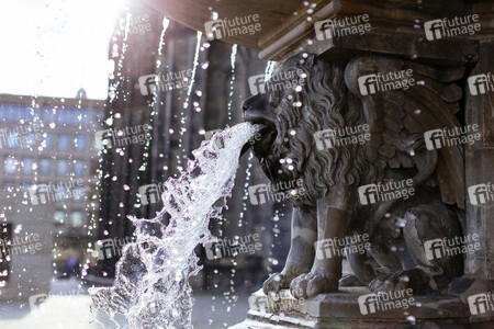 Wasserspeier am Petrusbrunnen in Köln