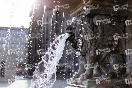 Wasserspeier am Petrusbrunnen in Köln