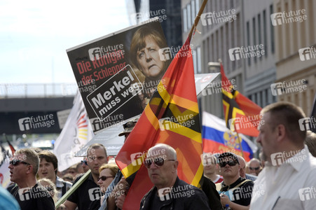 'Merkel muss weg' Demo in Berlin